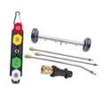 thumbnail image 3 of Terraxo Pressure Washer Undercarriage Cleaner Water Broom for Truck RV Driveway black, 3 of 7