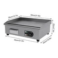 thumbnail image 2 of 1600w 22" Electric Tabletop Griddle Flat Top Grill Hot Plate for Camping, 2 of 18