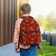 thumbnail image 5 of Uemuo Hohey Bee Golden Printed Student Durable Water-resistant Backpack,Travel Backpack,Outdoor Activities Backpack, Laptop Backpack, Multi-compartment Backpack, 5 of 5