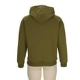 thumbnail image 6 of Yusimy Men's Solid Color Hooded Sweatshirt Half-Zip Pullover with Contrast Panels Streetwear Casual, 6 of 6