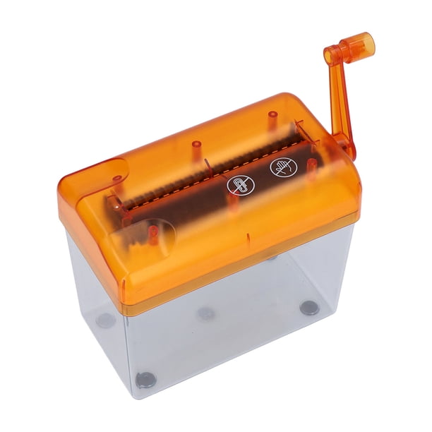Trituradoras Para Oficina En Casa, Trituradora De Papel De Estructura Compacta Manual Trituradora De Mano Portátil Operación Simple Mini Máquina De Corte De Papel Para