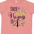 thumbnail image 4 of Inktastic This Princess is Four 4th Birthday Girls Toddler T-Shirt, 4 of 5