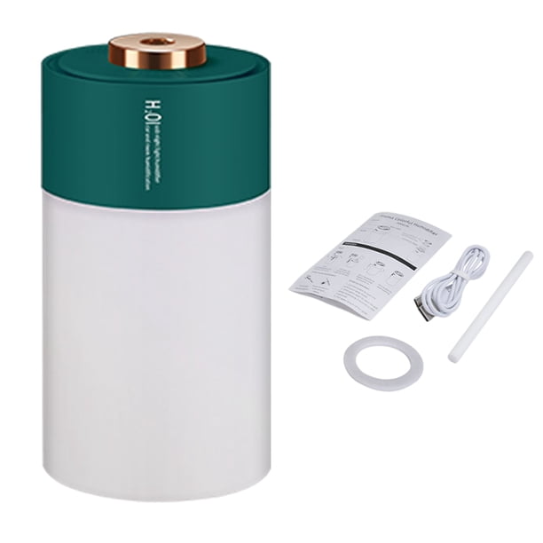 Humidificador de aire portátil con luz nocturna 300 ml Aroma de gran capacidad AROMA ESENCIAL DIFUSTIENTE MISTA MAKETER FOGGER HOGAR Coche verde Kearding HA012246-03B