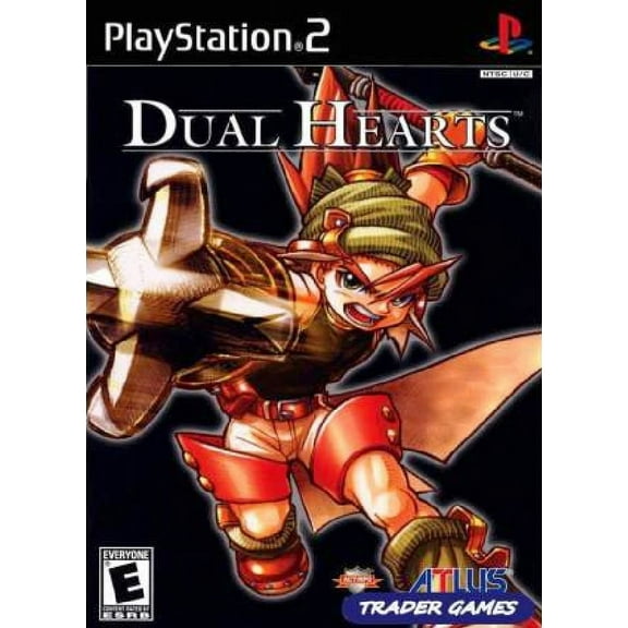 Restored Dual Hearts (Sony PlayStation 2, 2002) RPG Game (Refurbished)