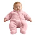 thumbnail image 6 of CAICJ98 Newborn Baby Boy Girl Fleece Outfit Footie Jumpsuit Winter Zipper Long Sleeve One-Piece Romper Snowsuit Warm Clothes,Size 6-9 Months, 6 of 9