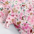 thumbnail image 5 of Ruyang Toddler Girls Hawaiian Sundress Print Ruffle Fly Sleeve Crewneck Dresses Summer A-line Swing Beach Vacation Dresses, 5 of 7