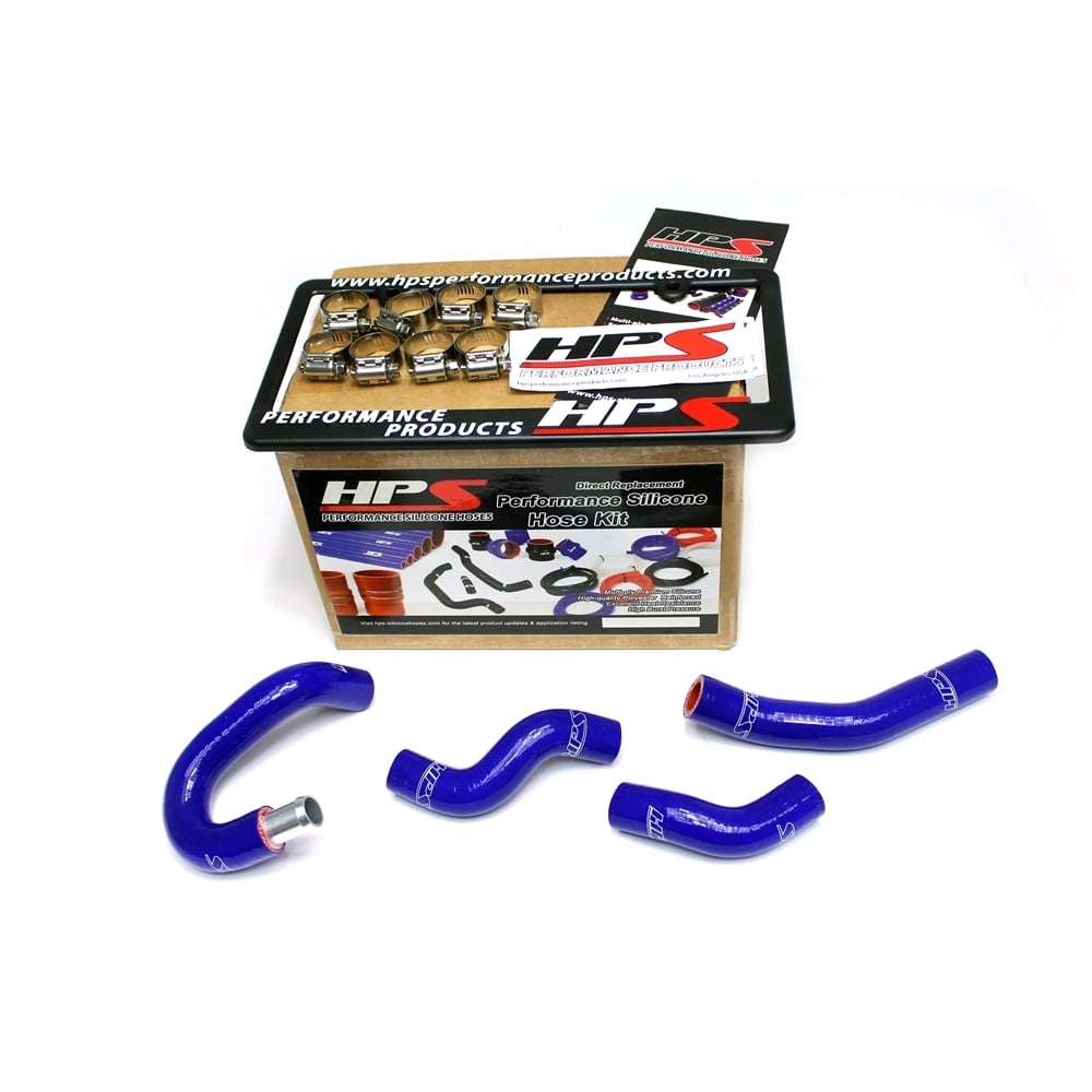 HPS Reinforced Red Silicone Heater Hose Kit Coolant for Nissan 0708