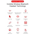 thumbnail image 3 of Latrodar Wireless Earbuds Bluetooth 5.0 Mini Portable Headset Noise Reduction Soft Headphones for Sports Work AS Art&Crafts 2.4x1.2 Inch, 3 of 5