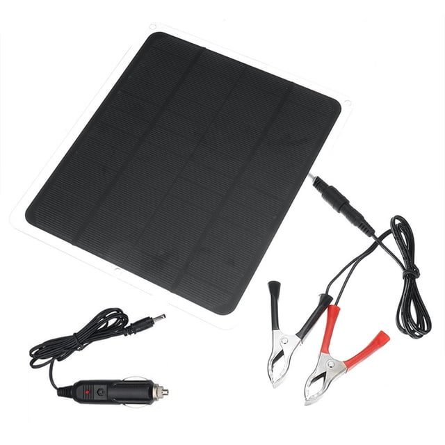Mistaha 20W Monocrystalline Silicon Solar Panel for Outdoor Use - Portable and Lightweight Camping Power Source