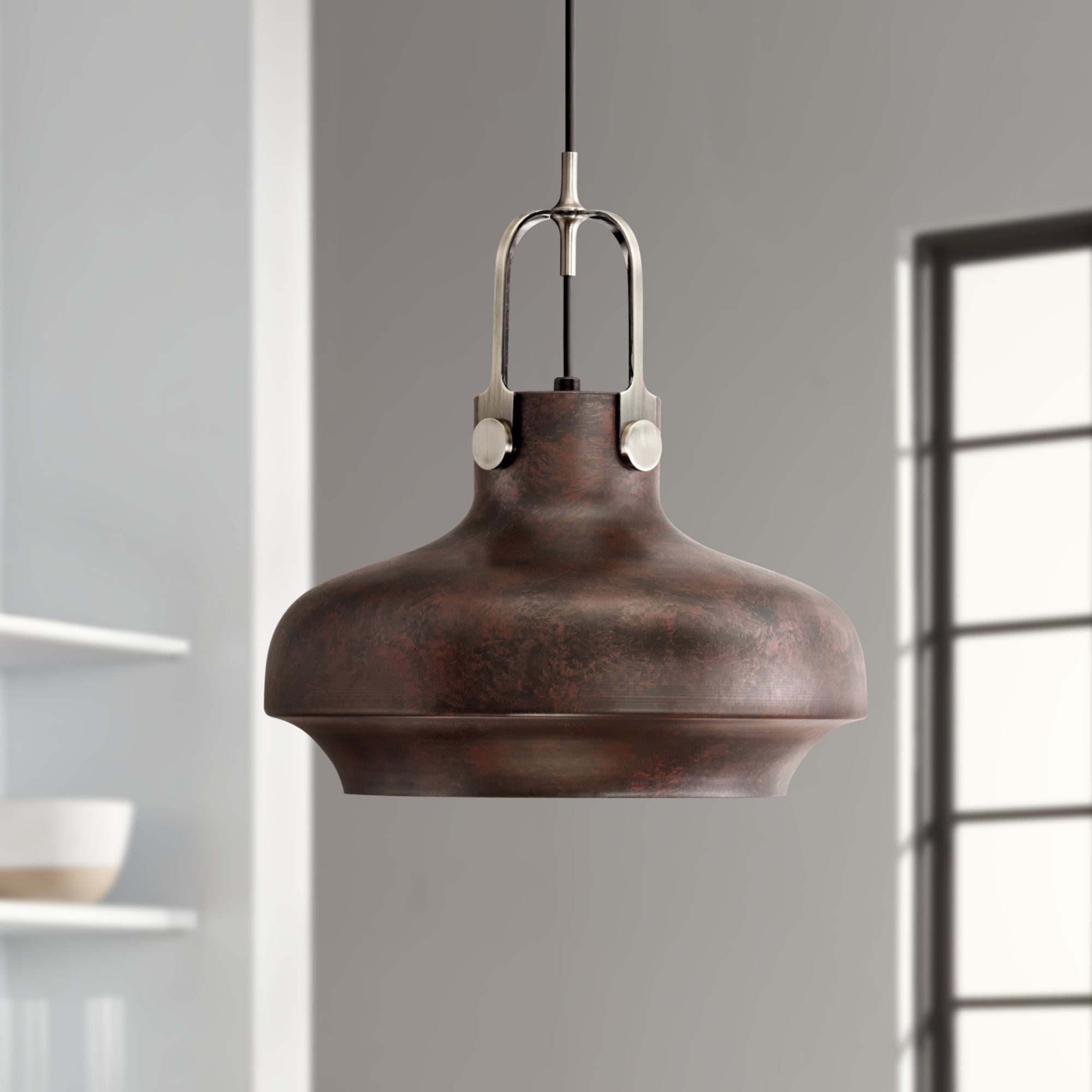 Possini Euro Design Antique Bronze Pendant Light 14