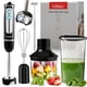 thumbnail image 1 of Immersion Blender Set, Hand Blender Electric, Immersion Blender Handheld, 9-Speed, 500W Handheld Blender - Hand Blenders Immersion, Hand Mixer Electric Blenders, Smoothie Blender (5-in-1, Black), 1 of 5