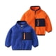thumbnail image 2 of Chaqueta informal con cremallera y bloques de colores para niños, nueva sudadera de polar con cuello alto y manga larga elegante para primavera y otoño para niños de 2 a 7 años, 2 of 4