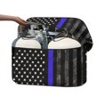 thumbnail image 2 of Jeiento American Police Flag Camper Propane Tank Cover Double 20lb Weather Resistant Gas Cylinder Cover Heavy Duty RV Propane Tank Cover for Travel Trailer Accessories, 2 of 7