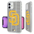 thumbnail image 3 of San Diego Padres Text Backdrop Clear iPhone Case, 3 of 7