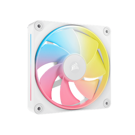 CORSAIR - iCUE LINK LX120-R RGB 120mm PWM Reverse Blade Computer Case Fan Starter Kit (3-pack) - White