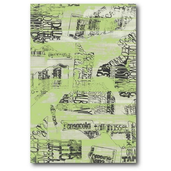 Courtside Market WEB-ST118-12x18 12 x 18 Po. Cette Terre Est Votre Art de Mur de Toile Galerie-Enveloppé de Terre