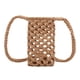 thumbnail image 1 of Bolso Tejido de Bolso de Playa Bolso para Teléfono Tejido a Mano para Mujer Bolso de Mano de Punto Portátil Bolso de Hombro de Par Marrón Fernando Bolsas para teléfono, 1 of 8