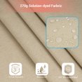 thumbnail image 4 of FLAME&SHADE 11.5*9FT Rectangular Cantilever LED Umbrella For Your Outdoor Space – Solution-Dyed Fabric, Aluminum Frame, and Innovative 360° Rotation System,Sand, 4 of 8