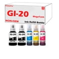 thumbnail image 1 of PrinterPro™ 5PK Compatible Ink Refill Bottle Replacement for Canon GI20 GI-20 GI 20 MegaTank Ink - Canon PIXMA G5020, PIXMA G6020, PIXMA G7020, 1 of 3