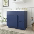 thumbnail image 2 of Vanity Art 36" W Birch Plywood Freestanding Single Base 2 Drawers Storage Cabinet with Soft Close Door, 2 of 9