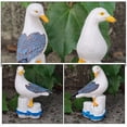 thumbnail image 6 of GOOHOCHY 2Pcs Seagull Figurines Garden Nautical Seagull Statue Birds Figurines Ornaments Seagull Sculpture, 6 of 8
