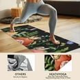 thumbnail image 4 of Red Mushroom Snail Black Pattern Hot Yoga Mat Towel Non Slip for Hot Yoga - Quick-Drying Yoga Mat Cover with 4 Corner Pockets with Travel Bag - Hot Yoga Towel Non Slip 70"x26", 4 of 6