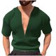thumbnail image 2 of pstuiky camisetas de hombre, Camiseta deportiva de manga corta con cuello redondo para hombre, color liso, para correr al aire libre ropa de hombre xxl, 2 of 5