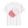 thumbnail image 3 of Ounisa Breast Cancer Shirt for Women Pink Ribbon T-Shirts Graphics Support Cancer Shirts Rainbow Casual Tee Tops, 3 of 3