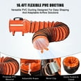 thumbnail image 5 of Faitaliicy Portable Exhaust Fan Utility Blower Extractor Fan With Duct Heavy Duty Blower Fan High Velocity Low Noise Extraction And Ventilation Fan For Paint Booth Ventilating Workshops Confined Space, 5 of 8