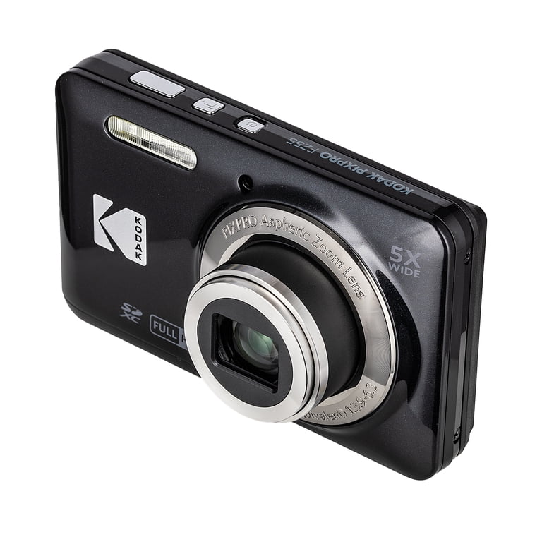 Kodak PIXPRO FZ55 Digital Camera (Black) (FZ55BK) + 128GB Card +