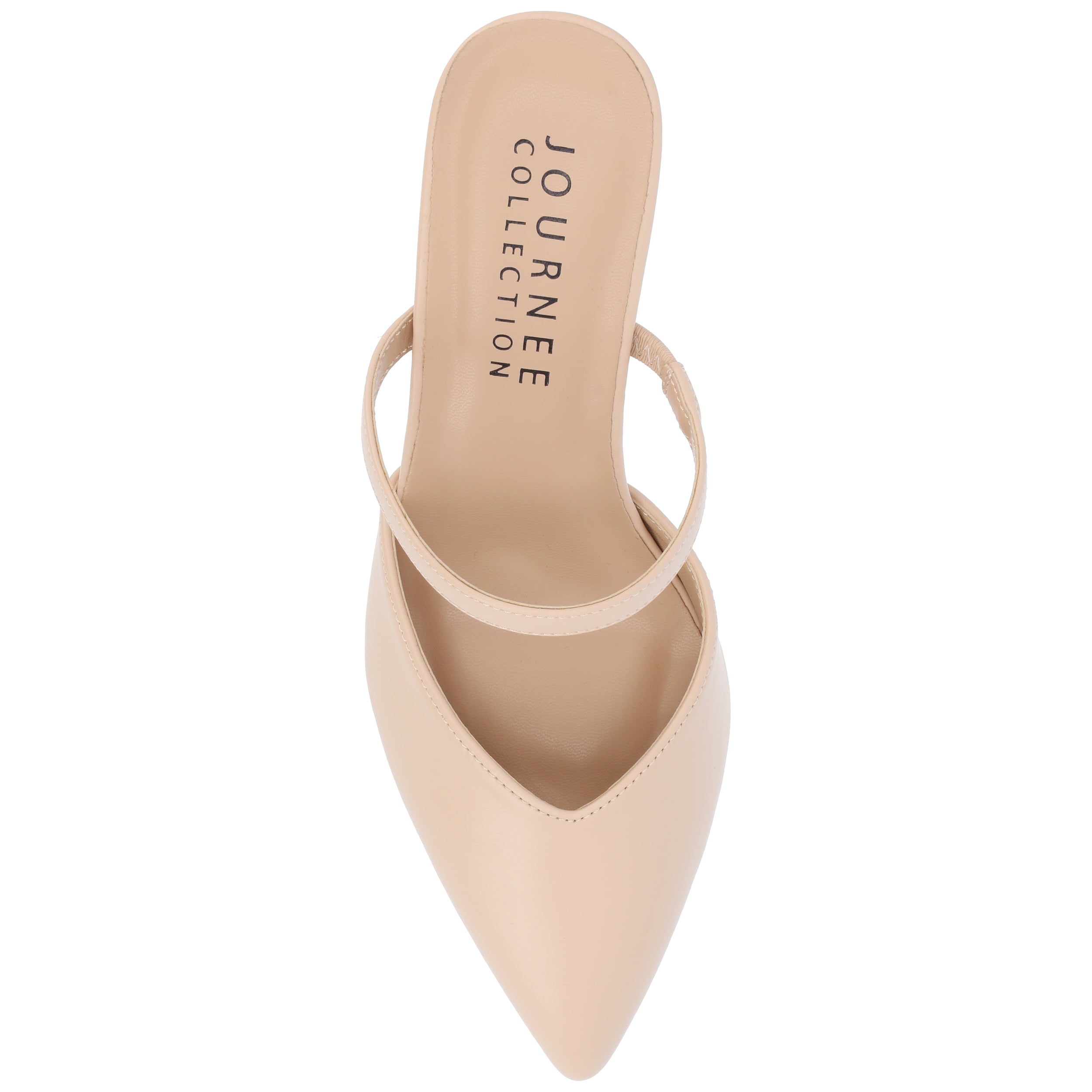 Journee Women's Yvon SuperNatural Shades Pointed Toe Mule Pumps