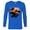 Royal, variant on Disney 100 Nightmare Before Christmas Halloween Necks Victim - Long Sleeve T-Shirt for Men - Customized-Athletic Heather