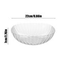 thumbnail image 3 of LEEYNEER 2 Pcs Decorative Bowls Glass Fruit Bowl Creative Fruit Bowl Glass Tableware Glass Dessert Bowl Glass Bowl Soup Bowl Fruit Storage Bowl Dessert Bowls Kitchenware Bowls, 3 of 5