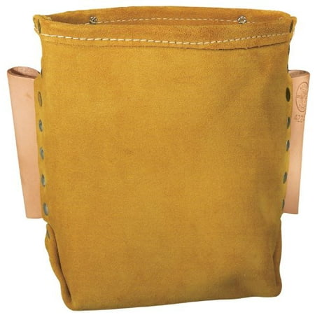 Klein Tools 42247 Leather Bolt Bag With Bull Pin Loop On Each Side Klein Tools 42247 Leather Bolt Bag With