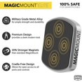 thumbnail image 2 of SCOSCHE MEVSR MagicMount Elite Magnetic Vent Mount for Car, Silver, 2 of 5