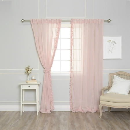 Best Home Fashion Small Ruffle Curtains