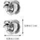 thumbnail image 4 of Expansor de orejas con diseño de dinosaurio en 3D, dilatadores de orejas, dilatadores de orejas, accesorios para orejas, joyería para piercings, para niñas y mujeres, 10 mm, 2 piezas, 4 of 5