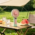 thumbnail image 6 of Rechargeable Handheld Fan, Portable Desk Fan USB Powered, Mini Personal Fan with 3 Speed Adjustments, Compact Dual-Use Cooling for Home, Office, and Outdoor Use, 6 of 7