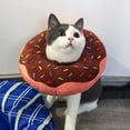 thumbnail image 7 of Minzimin Cat Cone Collars Soft,Cat  E Collars After  to Stop Licking,Waterproof Adjustable Elizabeth Neck Cones Cute Pet Donut Pillow for Cats Kitten Puppy Wound Healing After, 7 of 7