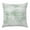 Green, Mint, White, variant on Throw Pillow Covers, Blue Palm Leaves 16x16 Pillow Covers for Couch/Sofa/Bed, Summer Tropical Botanical Coastal Decorative Square Linen Cushion Pillowcase for Home Decor