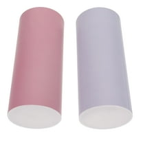 Soimiss 2Pcs Car Tissue Holder Cylinder Refillable Assorted Colors for Stylish Car Interior Use