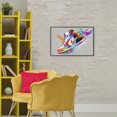 thumbnail image 3 of Stupell Industries Modern Hightop Sneaker with Splatter Black Framed Giclee Art, 30 x 20, by Creative Studio, 3 of 8