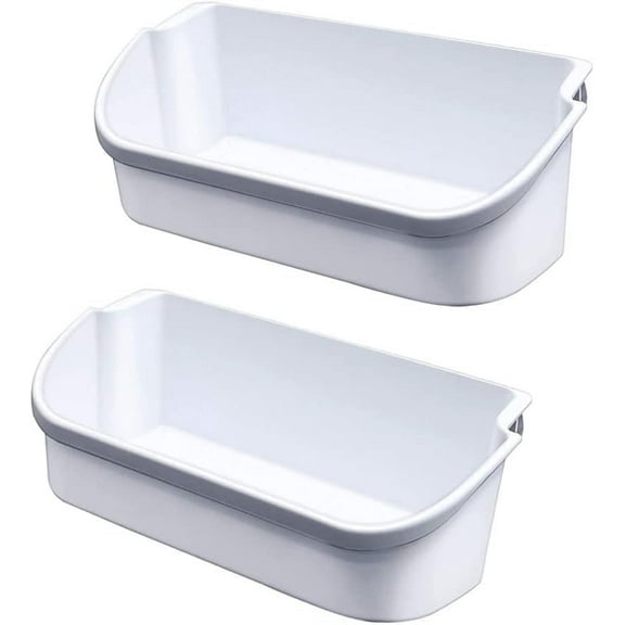 [2 Pack] 240356401 White Refrigerator Door Bin Compatible with Frigidaire – Replacement Door Shelf for FFSS2614QS4A, FFHS2611PFEA, FFHS2622MSYA