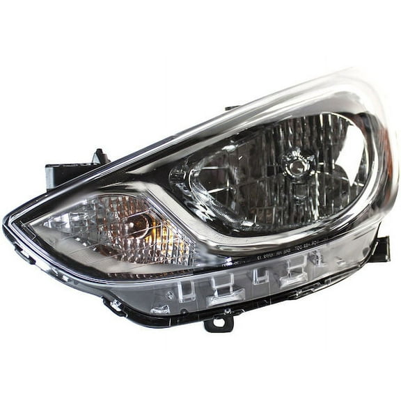 Left Headlight Assembly - Compatible with 2012 - 2014 Hyundai Accent 2013