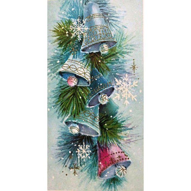 Diamond Drill Jingling Bell 5D DIY Kits de pintura Full Round Wall Decor Crafts FLhrweasw Nuevo