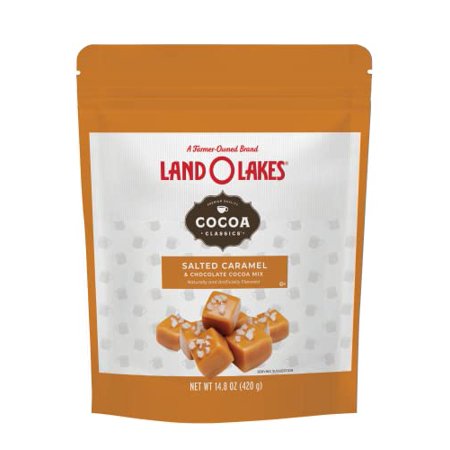Land O Lakes Cocoa Classics Salted Caramel Cocoa Mix Pouch  14.8 Ounce (Pack of 1)