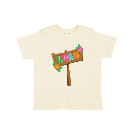 

Inktastic Luau Sign Gift Toddler Boy or Toddler Girl T-Shirt
