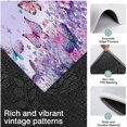 thumbnail image 3 of Purple Butterfly Flower Pattern Kitchen Rugs Sets Of 3,Kitchen Runner Rugs Non Skid Washable,Decorative Kitchen Floor Mats for Kitchen,Sink,Laundry,17"x30"+ 17"x47" + 17"x59", 3 of 6