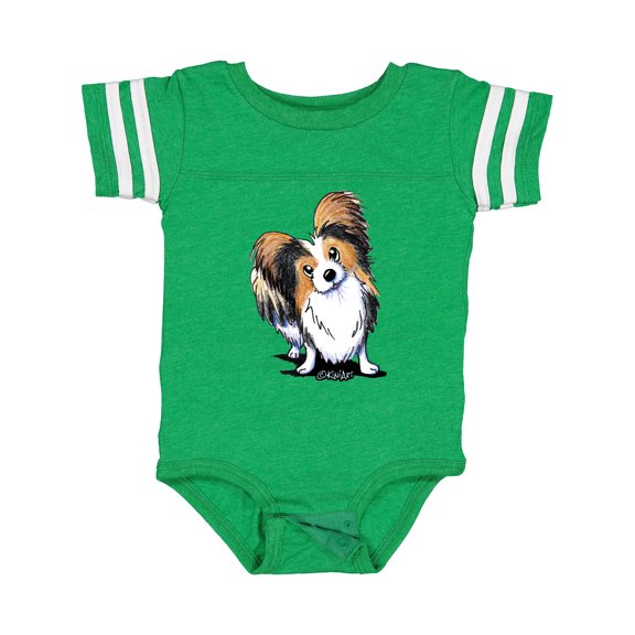 Inktastic Tricolor Papillon Boys or Girls Baby Bodysuit