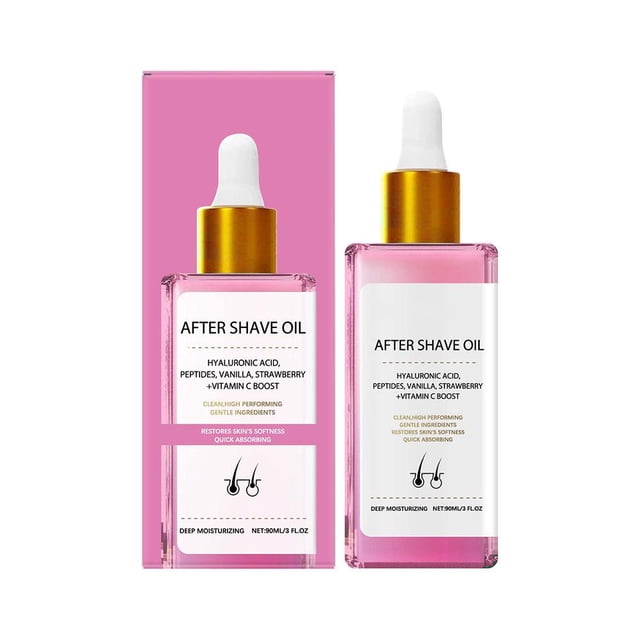 SharkTRUE Huile après-Rasage Fraise Vanille pour une Peau Lisse Huile après-Rasage après Rasage